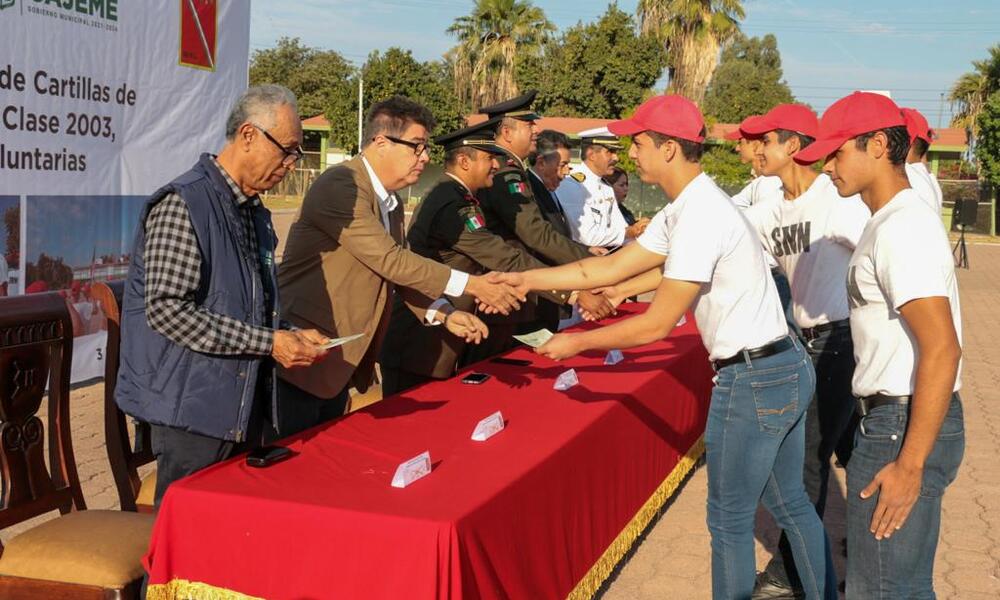 Realiza 60 Batallón de Infantería ceremonia de liberación de cartillas